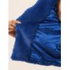 image:imageAllegra K Womens Cropped Faux Fur Jacket Lapel Cardigan Shrug 2024 Winter Fluffy Faux Fur CoatRoyal Blue