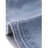 image:imageAllegra K Womens Denim Jacket Cap Sleeve Cropped Open Front Shrugs Casual Summer Jean JacketsGrey Blue
