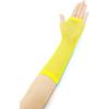 image:imageAllegra K Womens Fingerless Mesh 1980s Fancy Dress Party Costume Accessories Fishnet Gloves 2 PairsFluorescence Yellow