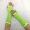 image:imageAllegra K Womens Fingerless Mesh 1980s Fancy Dress Party Costume Accessories Fishnet Gloves 2 PairsGreen