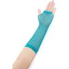 image:imageAllegra K Womens Fingerless Mesh 1980s Fancy Dress Party Costume Accessories Fishnet Gloves 2 PairsTurquoise