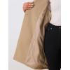 image:imageAllegra K Womens Lapel Collar Coat Double Breast Winter MidLong OvercoatKhaki