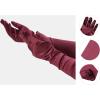 image:imageAllegra K Womens Long Gloves 1920S Evening Party Full Finger Mittens Elegant Opera GloveBurgundy