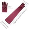 image:imageAllegra K Womens Long Gloves 1920S Evening Party Full Finger Mittens Elegant Opera GloveBurgundy