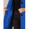 image:imageAllegra K Womens Pea Coat Single Breasted Long Sleeve Warm Casual Overcoat with Pockets Winter OutwearBlue