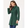 image:imageAllegra K Womens Pea Coat Single Breasted Long Sleeve Warm Casual Overcoat with Pockets Winter OutwearDark Green