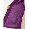 image:imageAllegra K Womens Pea Coat Single Breasted Long Sleeve Warm Casual Overcoat with Pockets Winter OutwearPurple