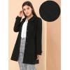 image:imageAllegra K Womens Peter Pan Collar Overcoat Single Breasted Pockets Winter Long CoatBlack