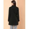 image:imageAllegra K Womens Peter Pan Collar Overcoat Single Breasted Pockets Winter Long CoatBlack