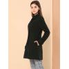 image:imageAllegra K Womens Peter Pan Collar Overcoat Single Breasted Pockets Winter Long CoatBlack
