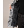 image:imageAllegra K Womens Peter Pan Collar Overcoat Single Breasted Pockets Winter Long CoatBlack White