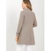 image:imageAllegra K Womens Peter Pan Collar Overcoat Single Breasted Pockets Winter Long CoatBrown