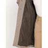 image:imageAllegra K Womens Peter Pan Collar Overcoat Single Breasted Pockets Winter Long CoatBrown