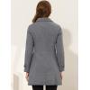 image:imageAllegra K Womens Peter Pan Collar Overcoat Single Breasted Pockets Winter Long CoatDeep Blue