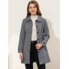 image:imageAllegra K Womens Peter Pan Collar Overcoat Single Breasted Pockets Winter Long CoatDeep Blue