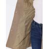 image:imageAllegra K Womens Peter Pan Collar Overcoat Single Breasted Pockets Winter Long CoatSolid Light Brown