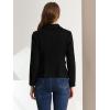 image:imageAllegra K Womens Peter Pan Collar Peacoat Double Breasted Short CoatBlack