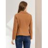 image:imageAllegra K Womens Peter Pan Collar Peacoat Double Breasted Short CoatBrown