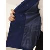 image:imageAllegra K Womens Peter Pan Collar Peacoat Double Breasted Short CoatDark Blue