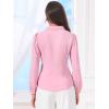 image:imageAllegra K Womens Peter Pan Collar Shirt 1950s Vintage Bow Tie Neck Dressy Casual Button Down BlouseDusty Pink