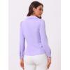 image:imageAllegra K Womens Peter Pan Collar Shirt 1950s Vintage Bow Tie Neck Dressy Casual Button Down BlouseLight Purple