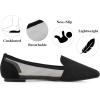 image:imageAllegra K Womens Pointed Toe Mesh Slip on Ballet Flats