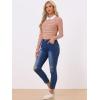 image:imageAllegra K Womens Striped Cute Shirts Peter Pan Collar Casual Trendy Fitted Long Sleeve TopMulticolor