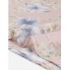 image:imageAllegra K Womens Summer Floral Chiffon Skirts Smocked Elastic Waist ALine Below Knee Length Ruffle Tiered SkirtPink Blue