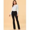 image:imageAllegra K Womens Vintage Ruffle Neck Chiffon Top Long Sleeve Casual Work BlouseWhite Blackpolka Dots