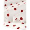 image:imageAllegra K Womens Vintage Ruffle Neck Chiffon Top Long Sleeve Casual Work BlouseWhite Redpolka Dots