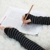 image:imageAllegra K Womens Winter Warmers Fingerless Thumbhole Elastic Long Knitted Party Costume GlovesBlackdark Gray