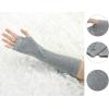 image:imageAllegra K Womens Winter Warmers Fingerless Thumbhole Elastic Long Knitted Party Costume GlovesLight Gray