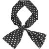 image:imageAllegra K Women Retro Polka Dots Skinny Scarf Neck Scarves Wrap Long Neckerchief Hair BandBlack