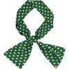 image:imageAllegra K Women Retro Polka Dots Skinny Scarf Neck Scarves Wrap Long Neckerchief Hair BandGreen