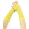 image:imageAllegra K Womens Fingerless Mesh 1980s Fancy Dress Party Costume Accessories Fishnet Gloves 2 PairsFluorescence Yellow