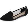 image:imageAllegra K Womens Pointed Toe Mesh Slip on Ballet Flats