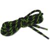 image:imageuxcell 3 Pairs Core NonSlip WearResistant Round Boot Laces Shoelaces for Hiking Walking Outdoor ShoesBlack Green