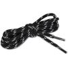 image:imageuxcell 3 Pairs Core NonSlip WearResistant Round Boot Laces Shoelaces for Hiking Walking Outdoor ShoesBlack White