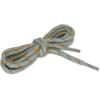 image:imageuxcell 3 Pairs Core NonSlip WearResistant Round Boot Laces Shoelaces for Hiking Walking Outdoor ShoesLight Grey Orange