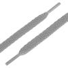 image:imageuxcell 5 Pairs High Durability Athletic Unisex Flat Shoelaces for SneakersLight Gray