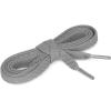 image:imageuxcell 5 Pairs High Durability Athletic Unisex Flat Shoelaces for SneakersLight Gray