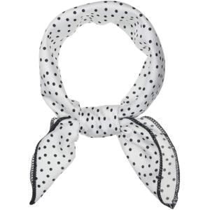 image:imageAllegra K 50cm Vintage Polka Dots Square Small Scarf Neck Scarves Kerchief Neckerchief HeadscarfWhite