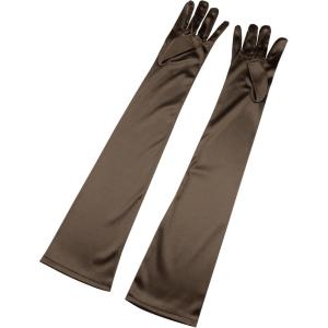 image:imageAllegra K Womens Long Gloves 1920S Evening Party Full Finger Mittens Elegant Opera GloveCoffee