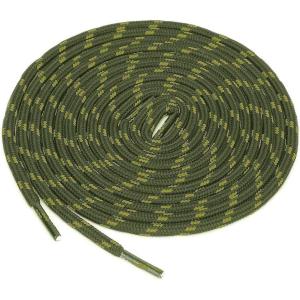image:imageuxcell 3 Pairs Core NonSlip WearResistant Round Boot Laces Shoelaces for Hiking Walking Outdoor ShoesArmy Green Yellow