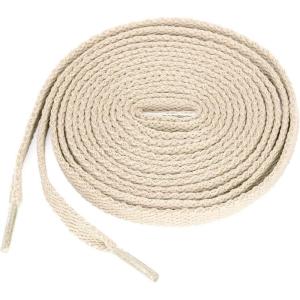 image:imageuxcell 5 Pairs High Durability Athletic Unisex Flat Shoelaces for SneakersBeige