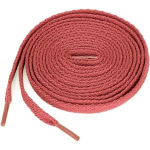 image:imageuxcell 5 Pairs High Durability Athletic Unisex Flat Shoelaces for SneakersLight Red
