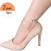 image:imageAllegra K Womens Shoe Ankle Straps Transparent AntiSlip Cross Over with Buckle Shoelaces for HeelsClear