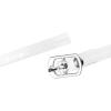 image:imageAllegra K Womens Shoe Ankle Straps Transparent AntiSlip Cross Over with Buckle Shoelaces for HeelsClear