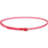 image:imageAllegra K Womens Shoe Ankle Straps Transparent AntiSlip Cross Over with Buckle Shoelaces for HeelsRed