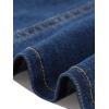 image:imageAllegra K Denim Jean Skirt for Women Casual Washed High Waisted Fishtail Midi Jean SkirtsDark Blue